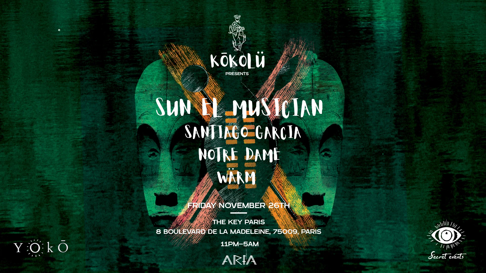 Kōkolü Invites Sun El Musician, Santiago Garcia, Notre Dame And Wärm Cover