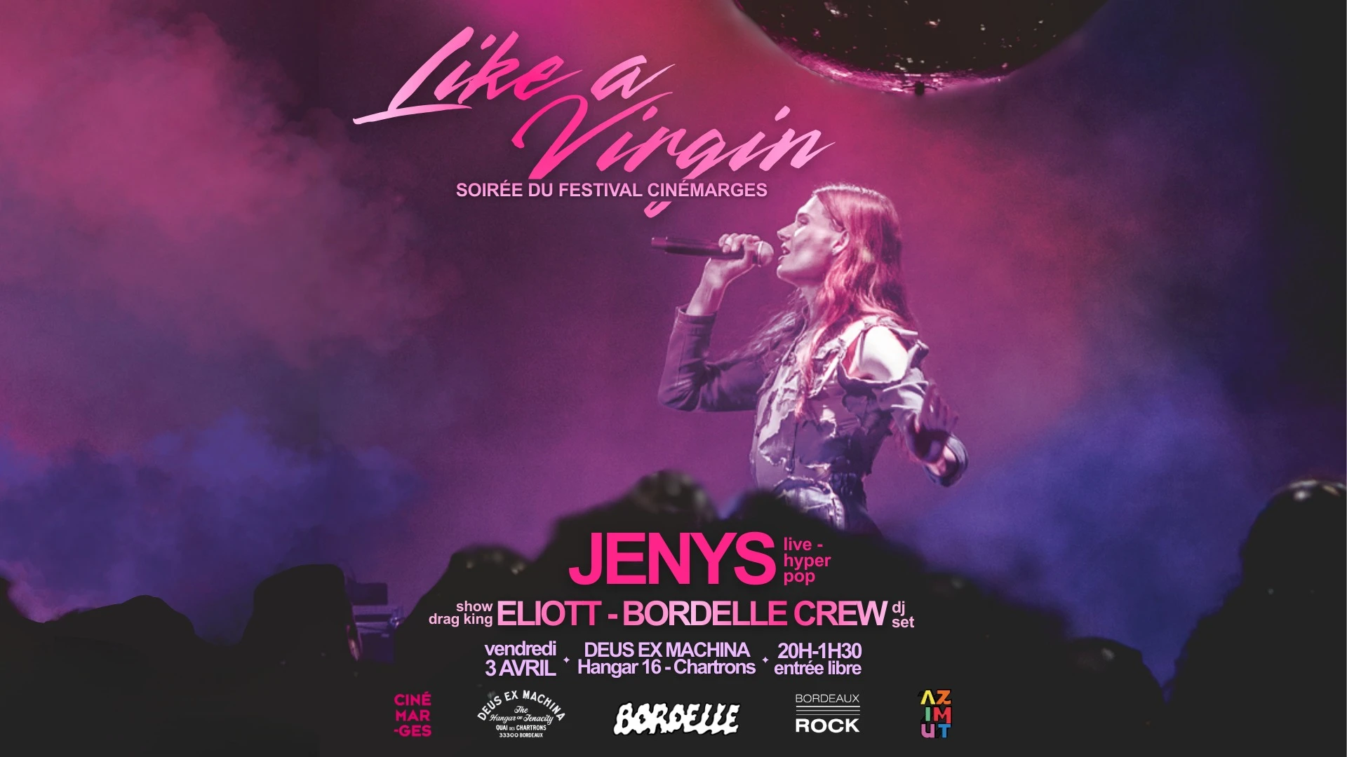 Like A Virgin : Jenys (Live) / Eliott / Bordelle Cover
