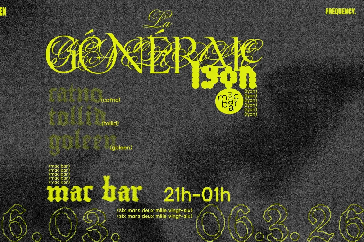 La Générale X Macbar Cover