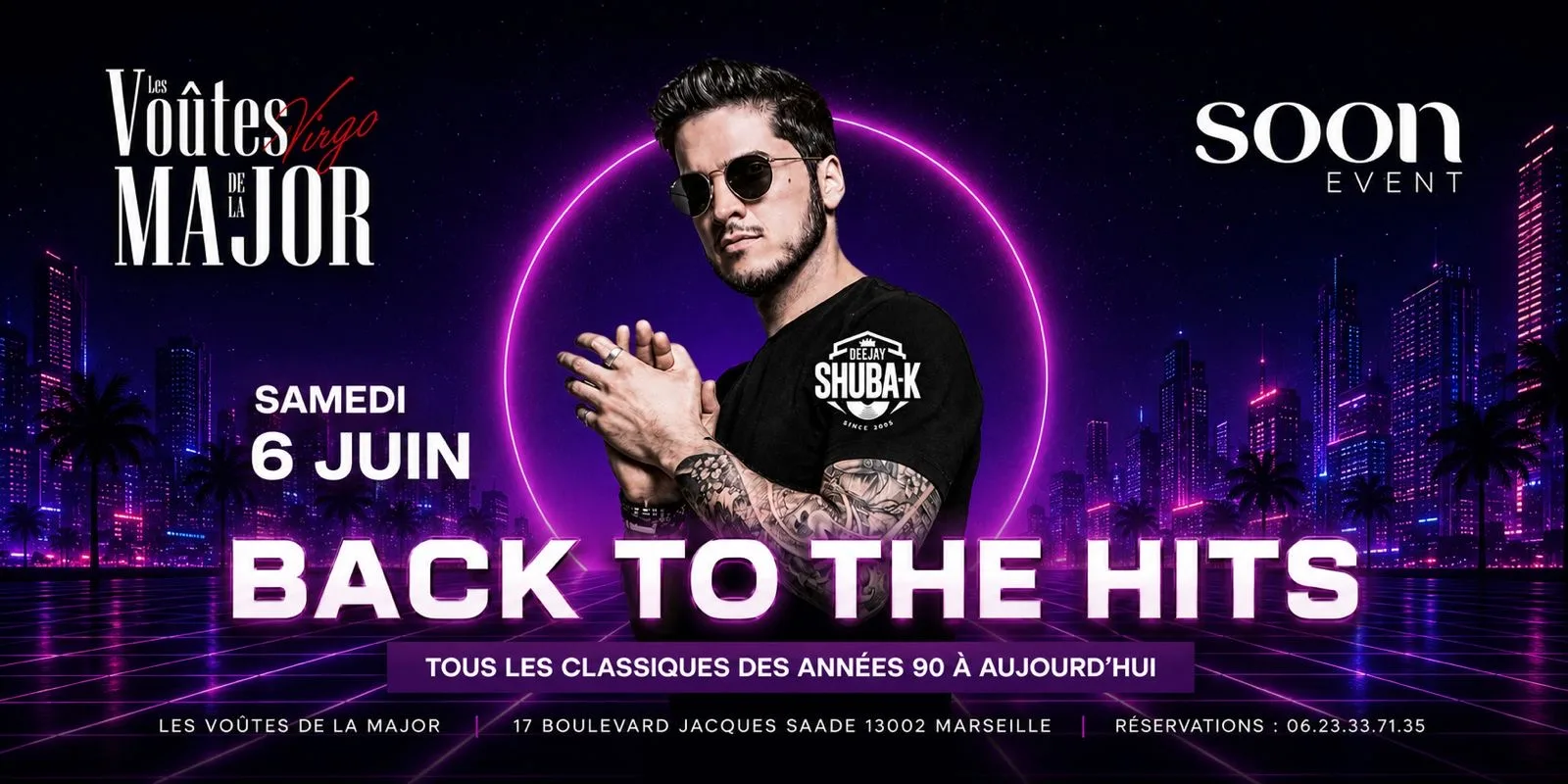 Dj Shuba K - Back To The Hits - 90’S/2020 - Entrée Gratuite Cover