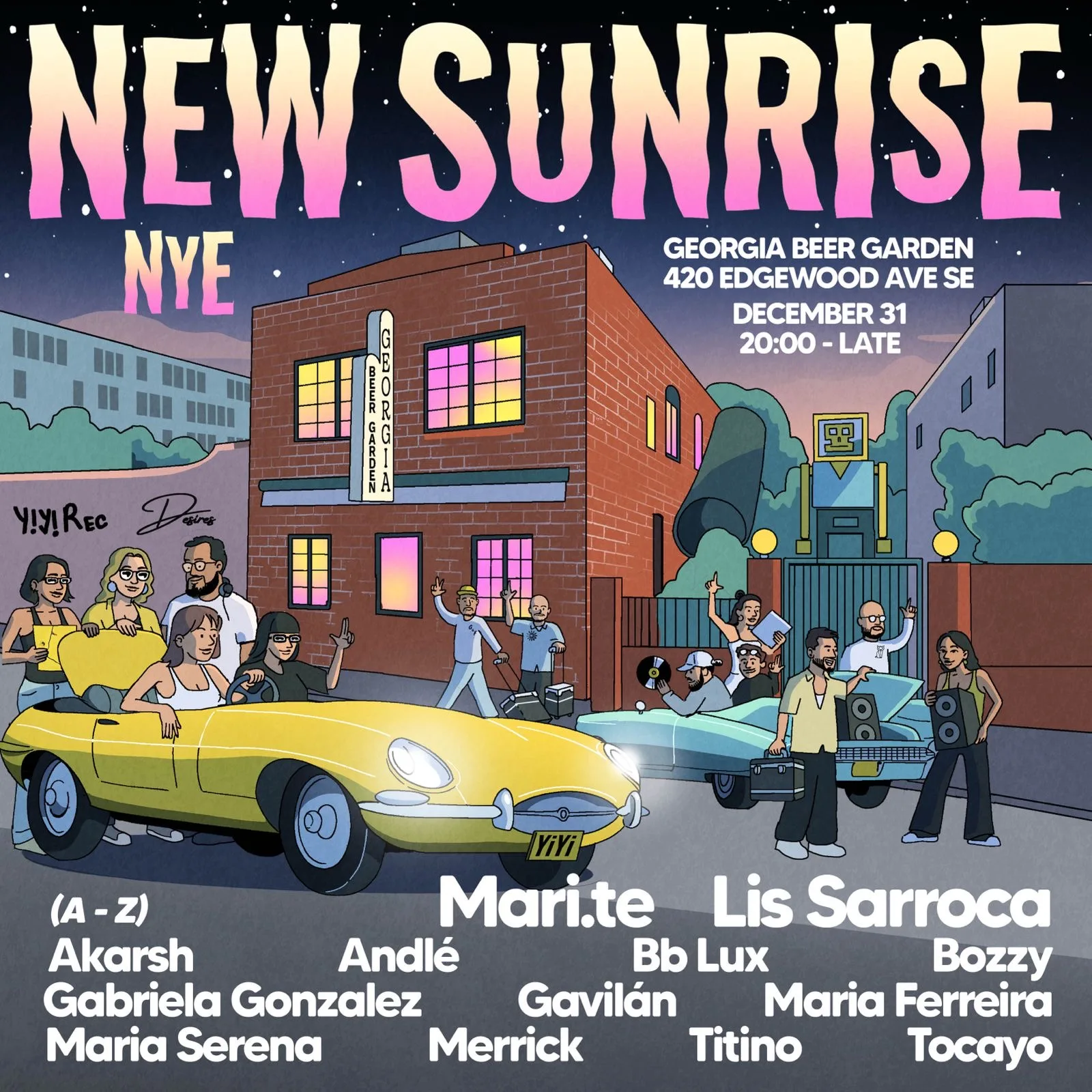 Desires & Yiyi Present: New Sunrise Nye Celebration Cover