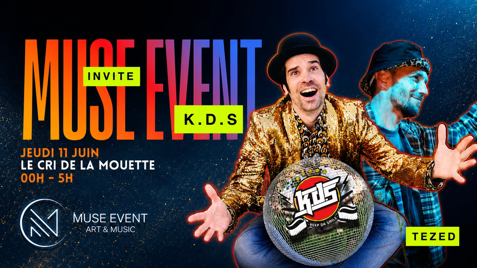 Muse Event Invite K.D.S & Tezed Cover