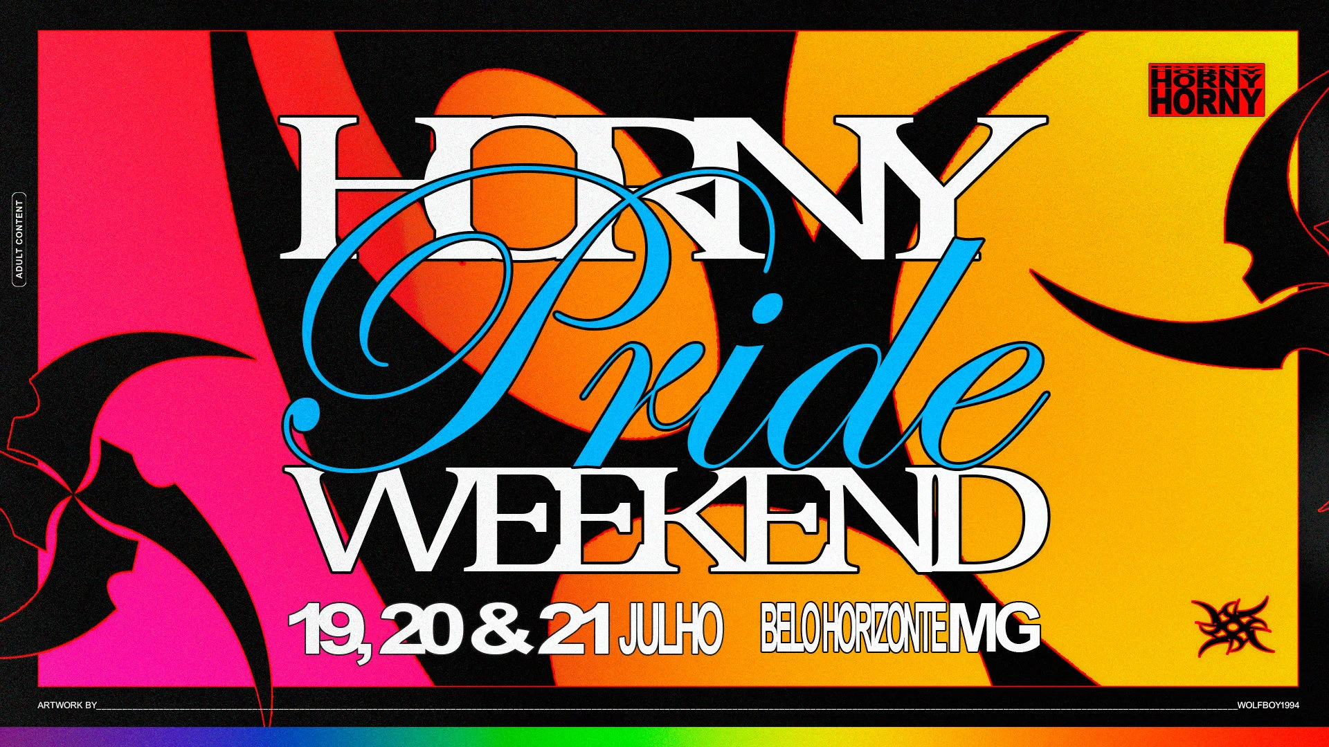 Horny Pride Weekend 2024 Cover