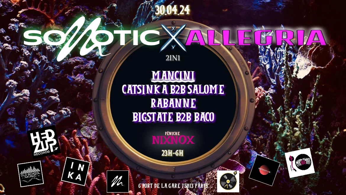 Sonotic X Allegria : 2in1 Cover
