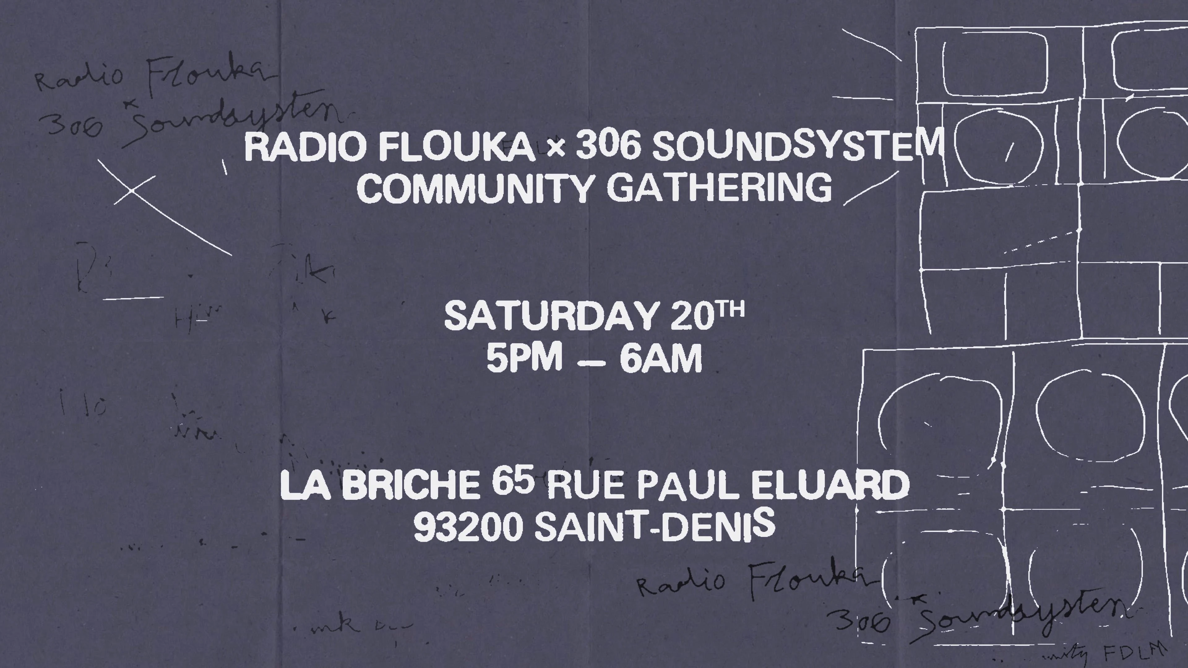 Radio Flouka X 306 Sound System: Community Gathering Cover