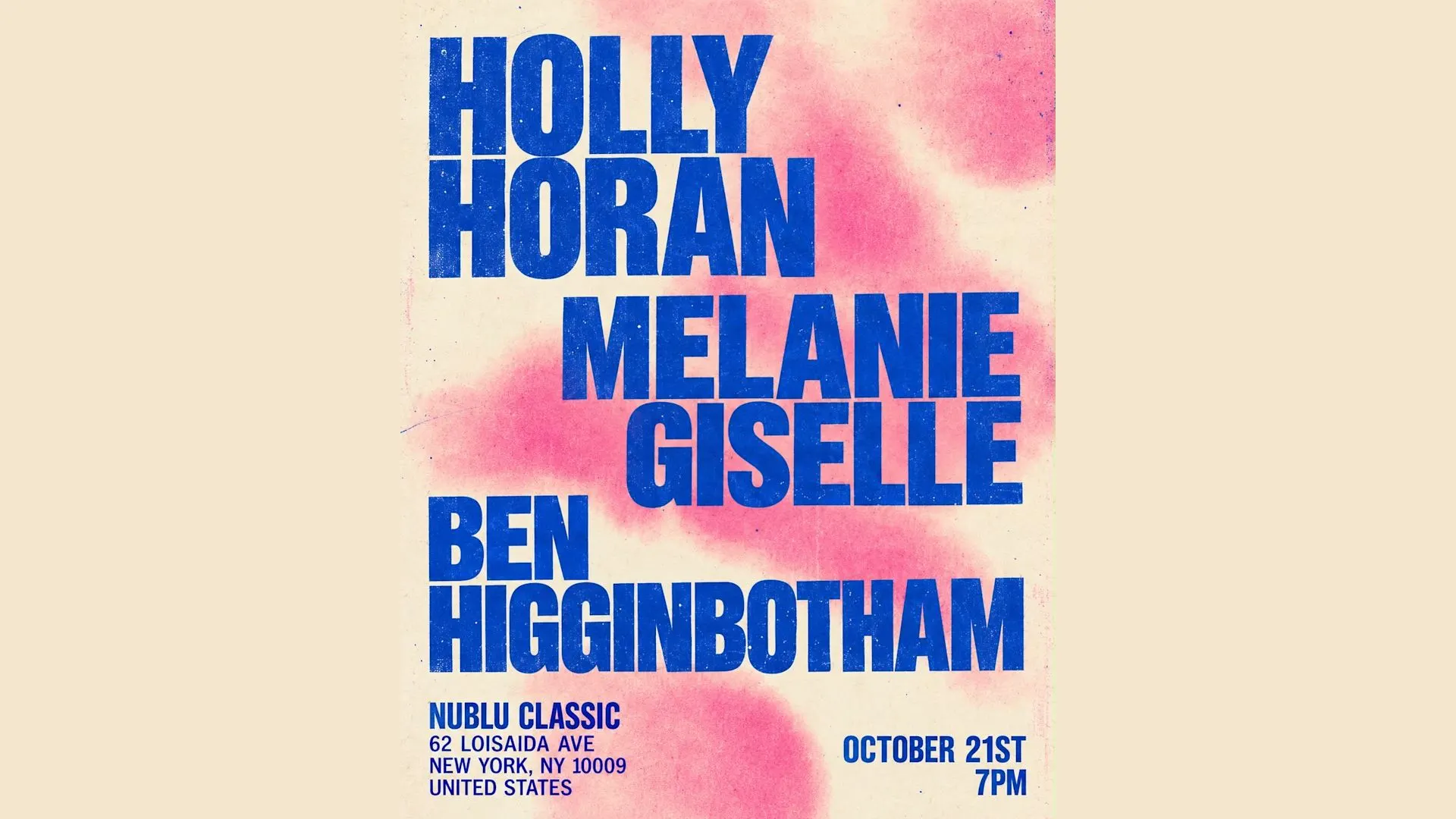 Holly Horan, Melanie Giselle, Ben Higginbotham Cover