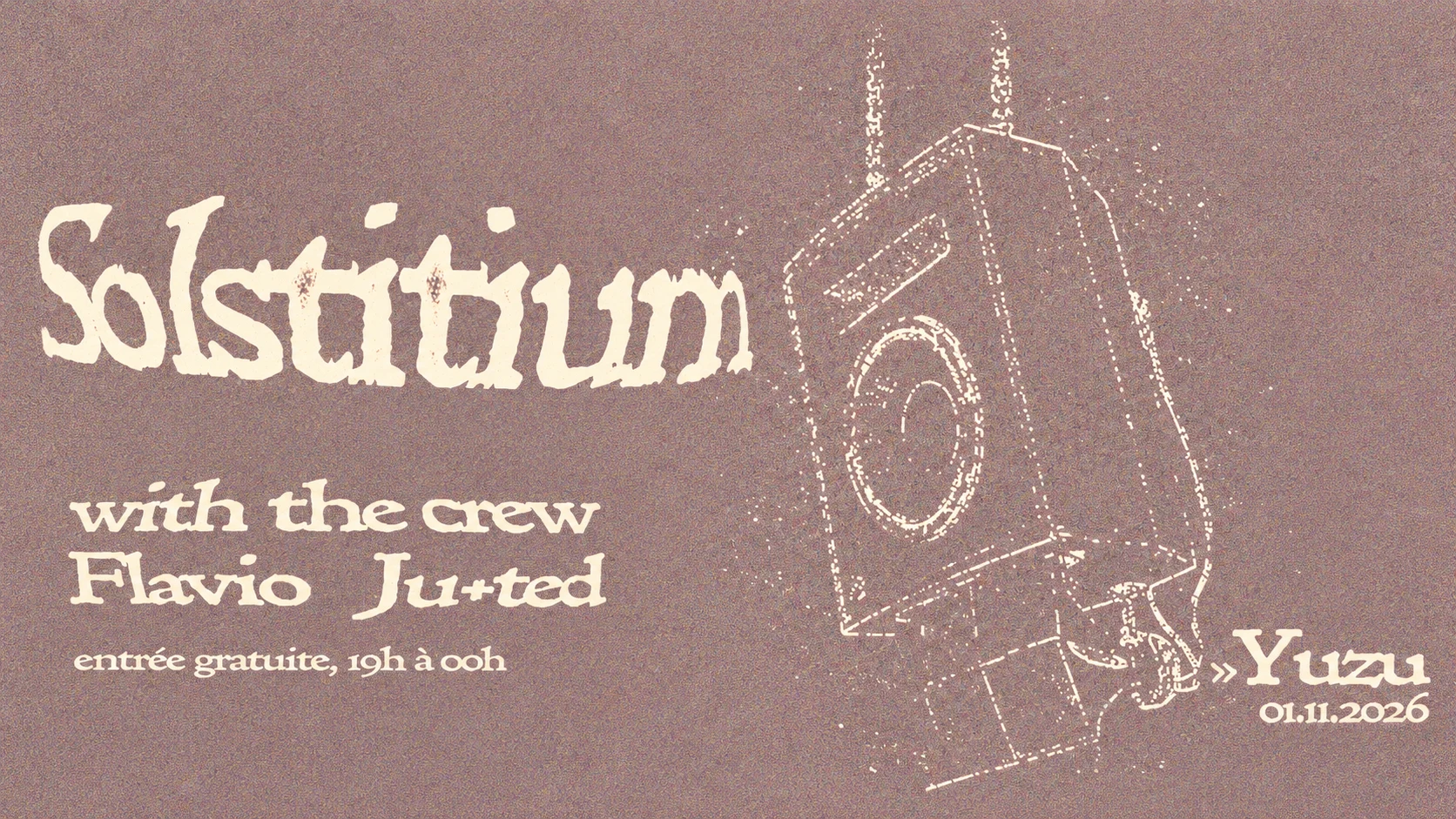 Dj Set Solstitium @Yuzu Record Bar Cover