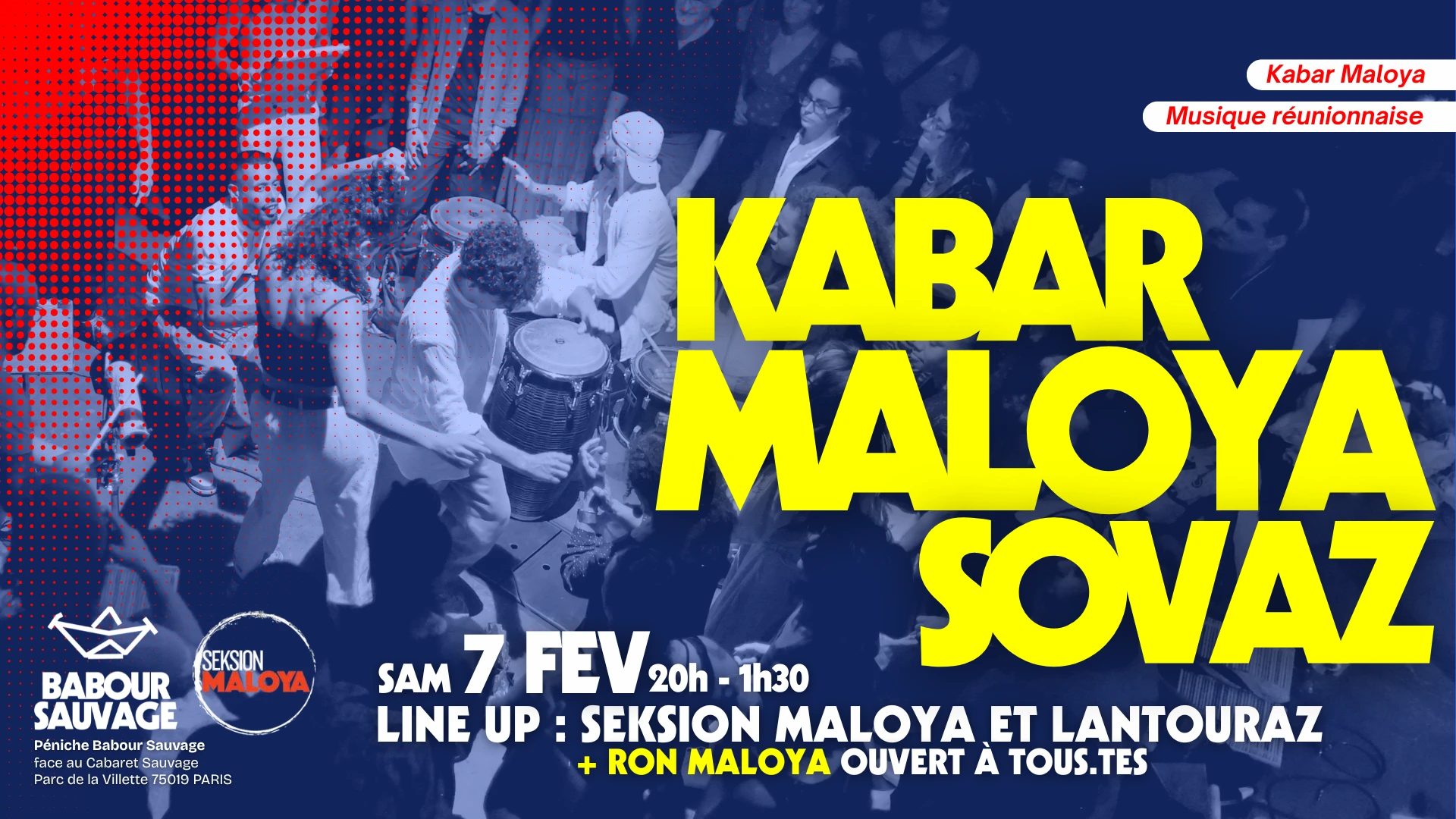 Kabar Maloya Sovaz : Seksion Maloya + Lantouraz Cover