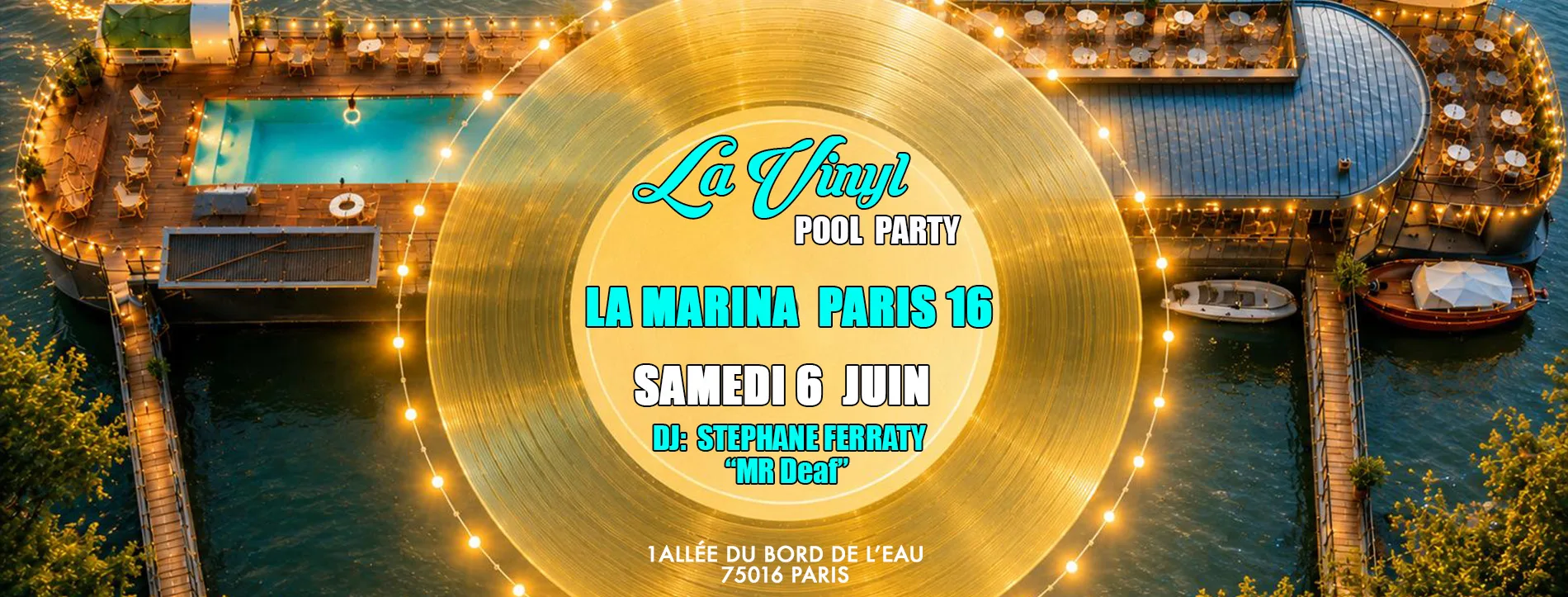 Première Pool Party De La Vinyl À La Marina Cover