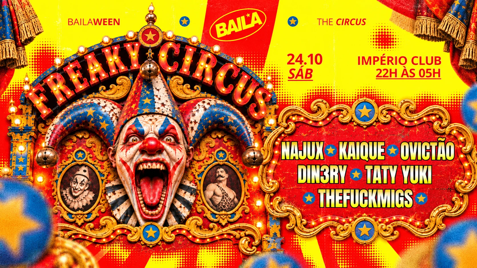 Bailaween @ Freaky Circus Cover