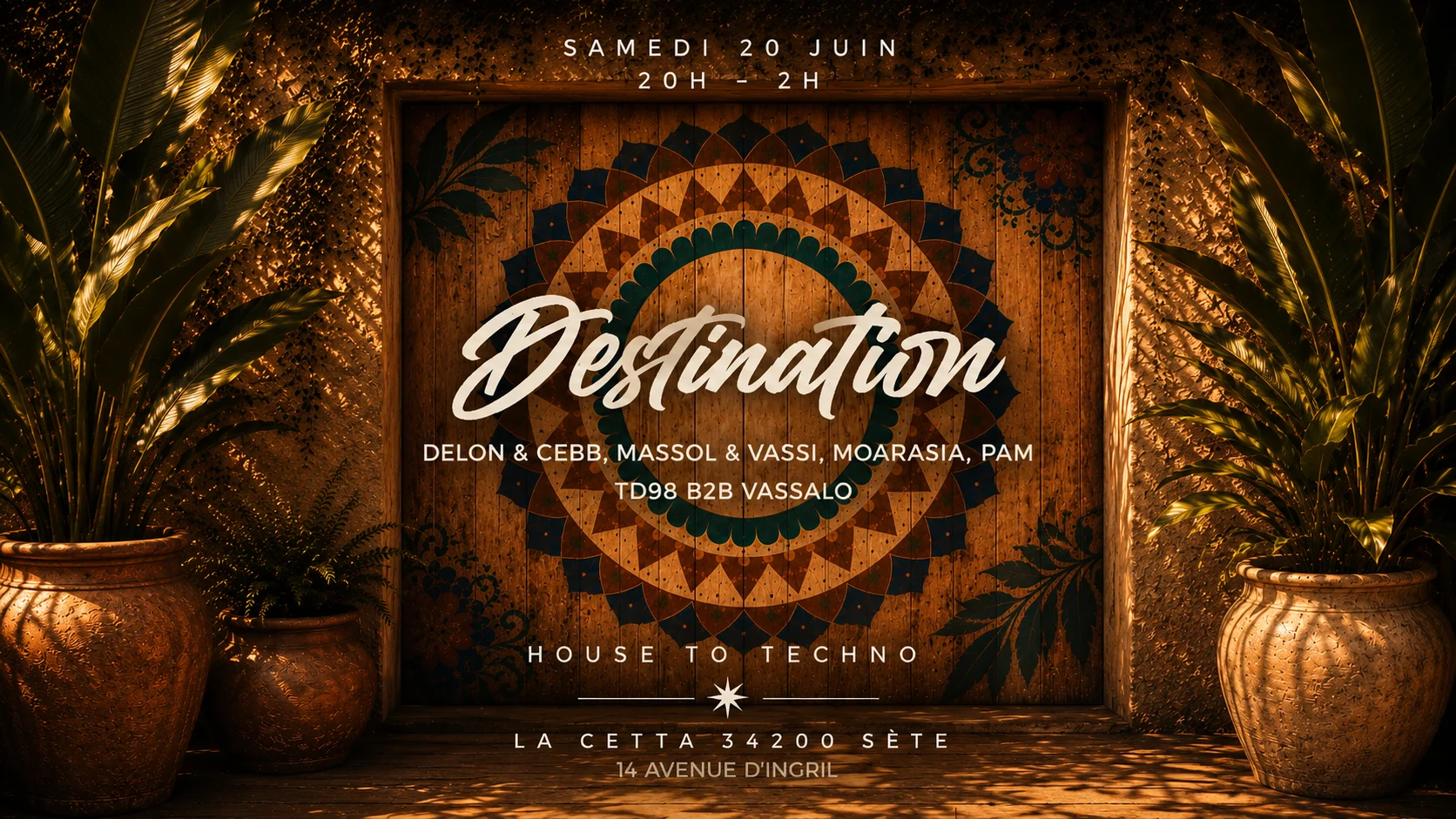 Destination Festival 2nd Birthday La Cetta Opening Summer Cover
