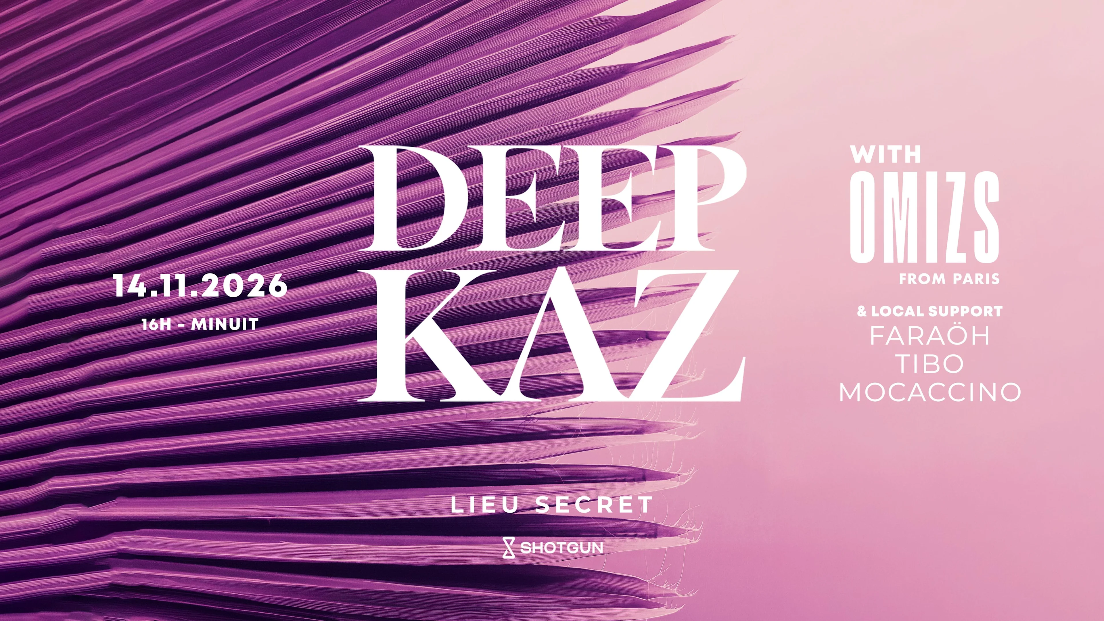 Deepkaz Is Back : Omizs From Paris W/ Local Support Cover