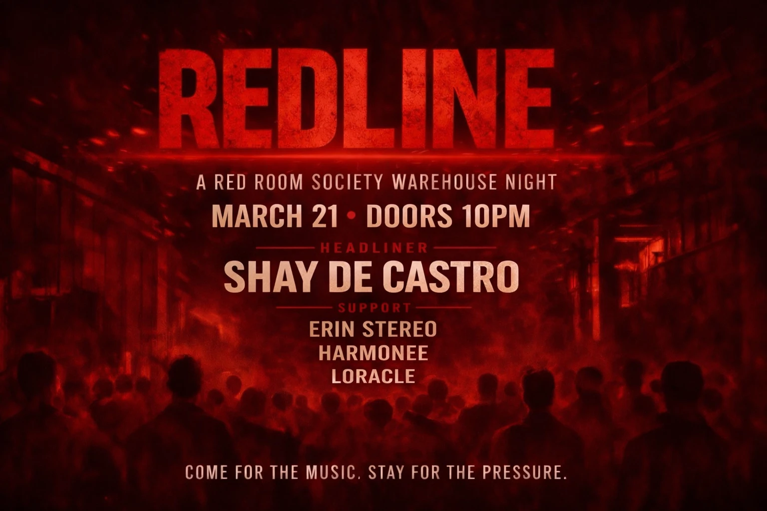 Red Room Society Presents: Shay De Castro Cover
