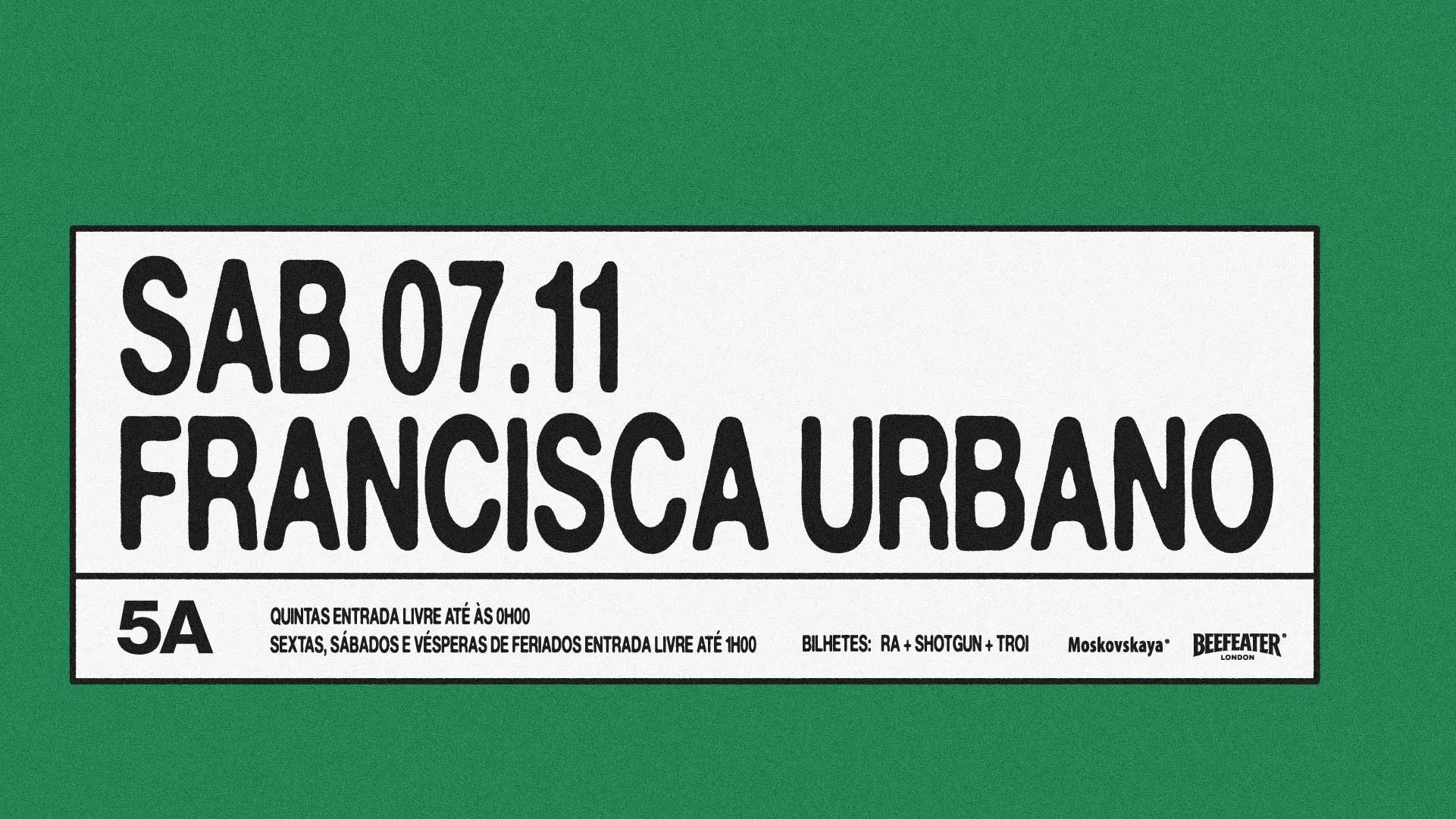 Francisca Urbano - 07 Nov Cover