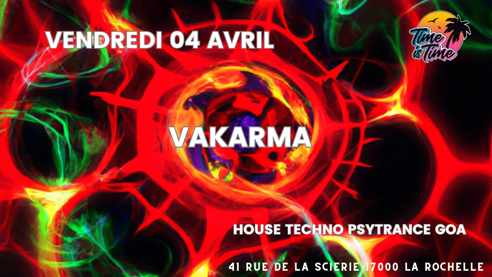 Vakarma Psytrance Goa Avril 2025 Cover
