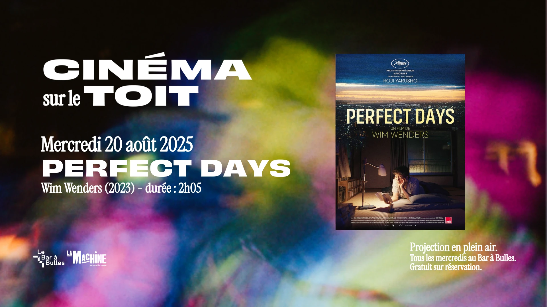 Cinéma Sur Le Toit : Perfect Days Cover