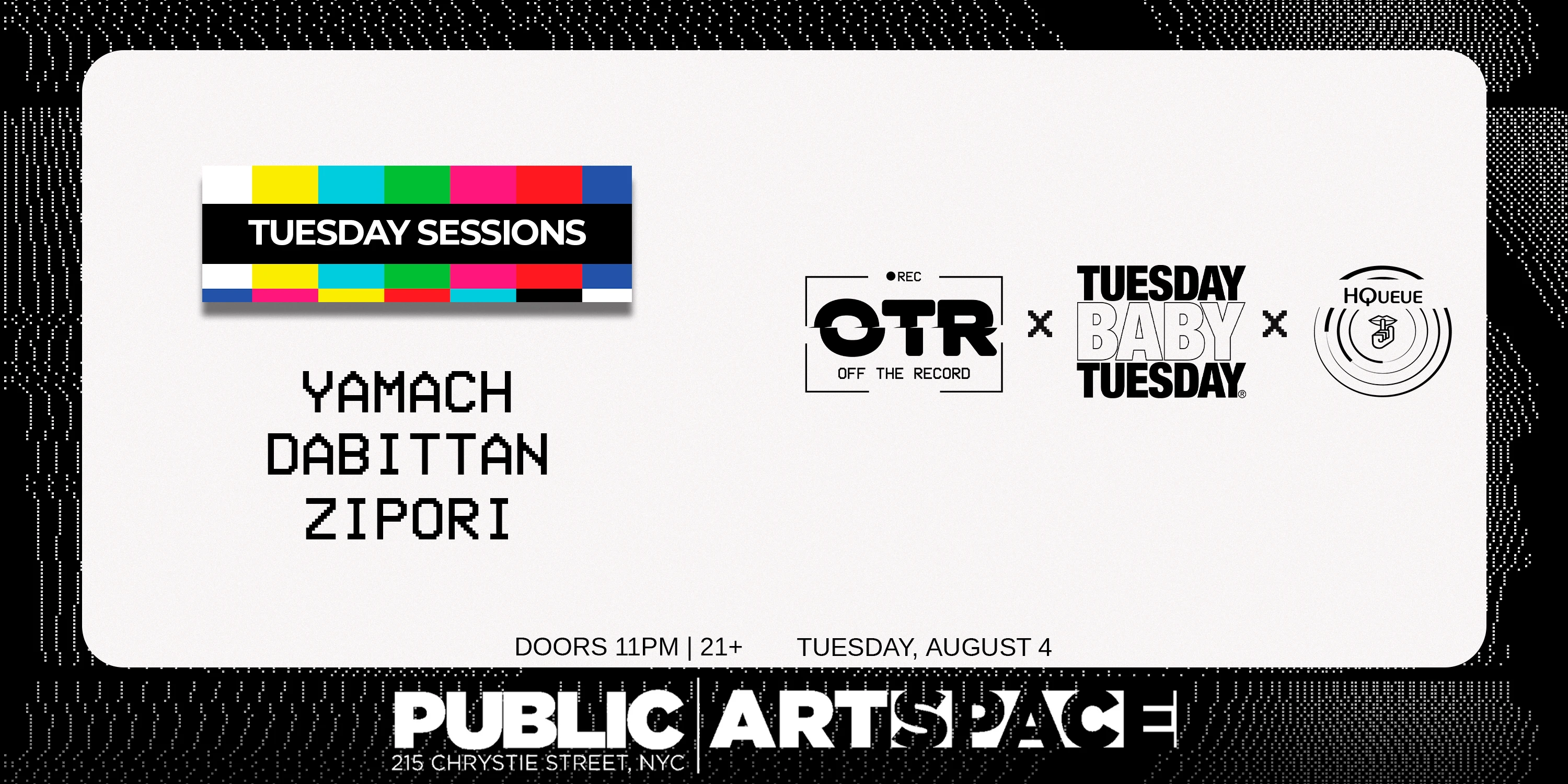 Off The Record Tuesday Sessions At Public Hotel 080426 Cover