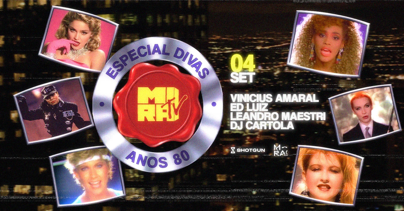 Miratv Anos 80 Especial Divas  04/09 - 22h Cover