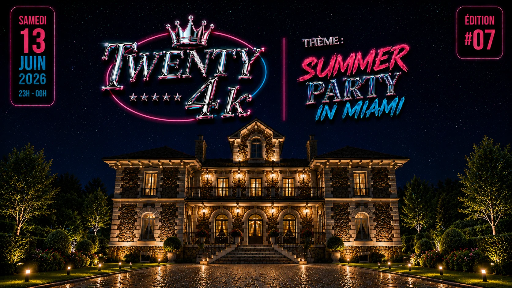 Twenty4k — Summer Party In Miami Cover