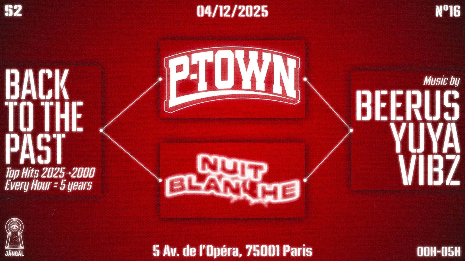 P-Town X Nuit Blanches: Retour Vers Le Passé Cover