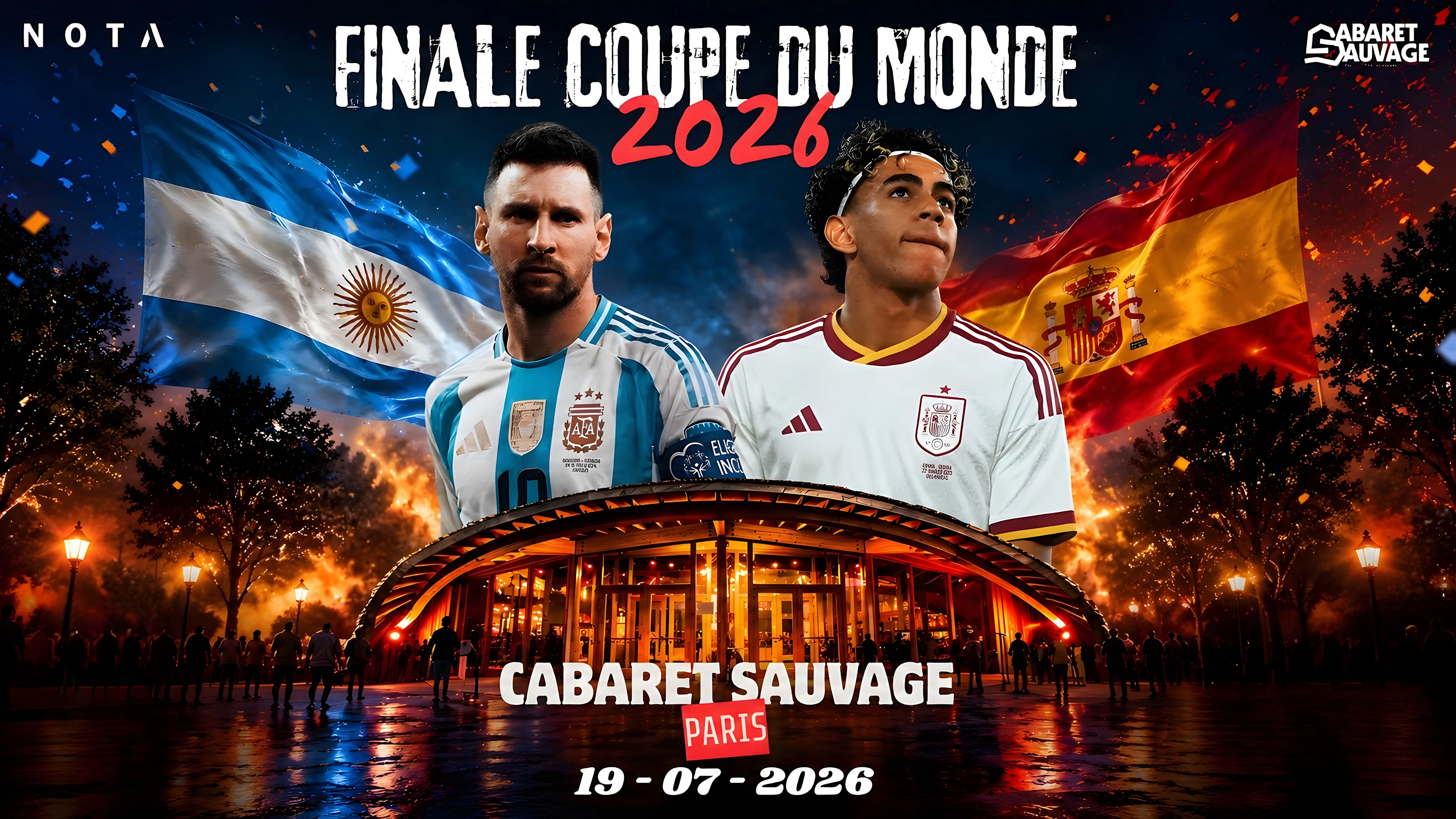Finale Espagne Vs Argentine Au Cabaret Sauvage - Cdm2026 Cover