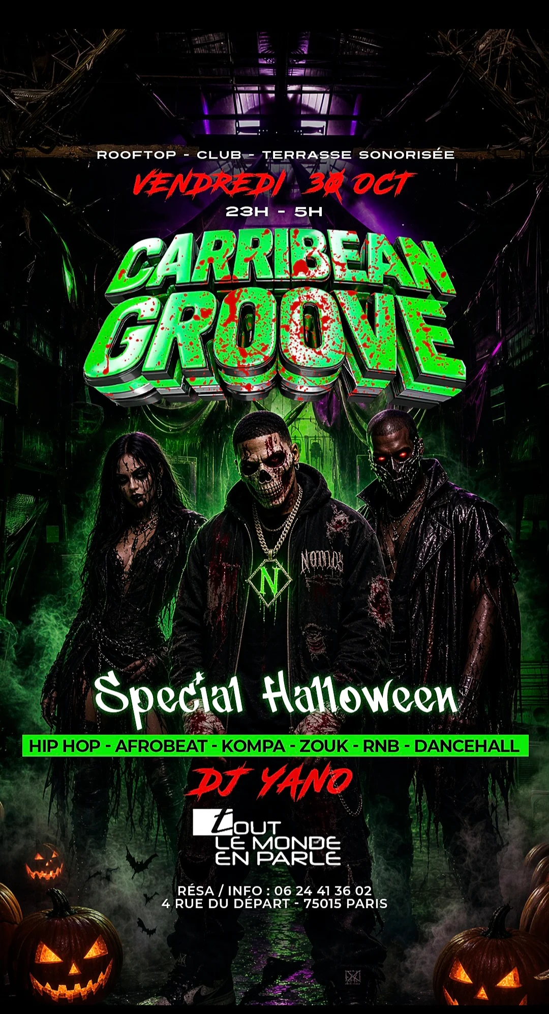 Caribbean Groove Speciale Halloween  (Afterwork & C… Cover