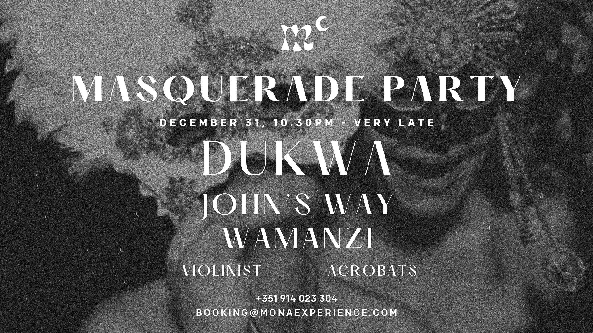 Nye Mona Masquerade Party Cover