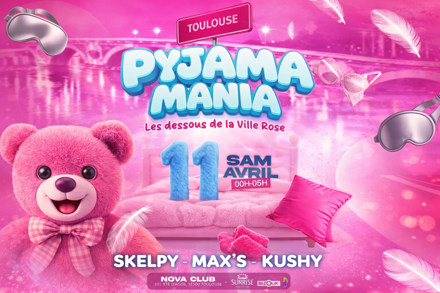 Pyjama Mania - La Ville Rose Cover