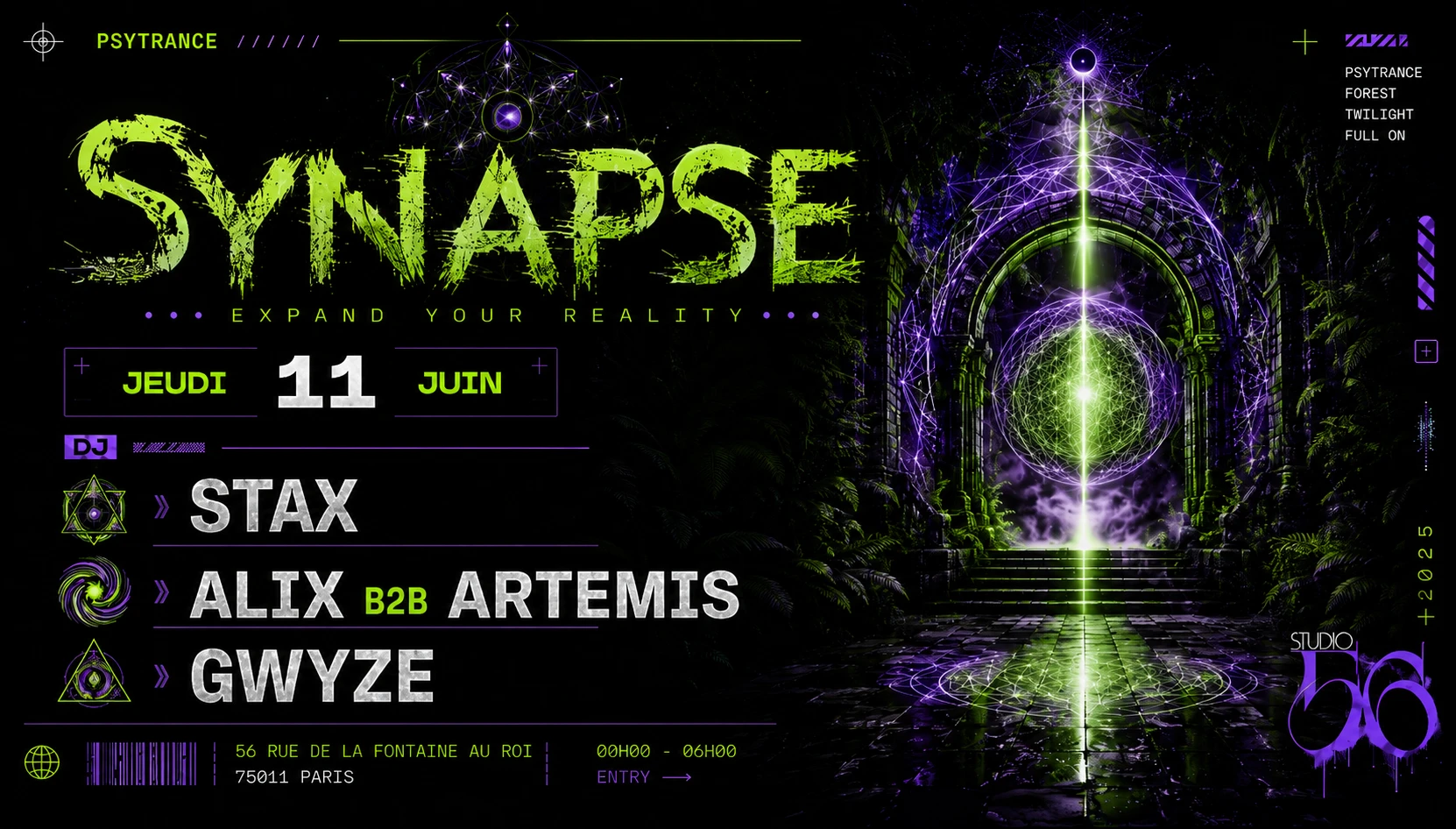 Synapse W/ Stax , Alix B2b Artemis , Gwyze Cover