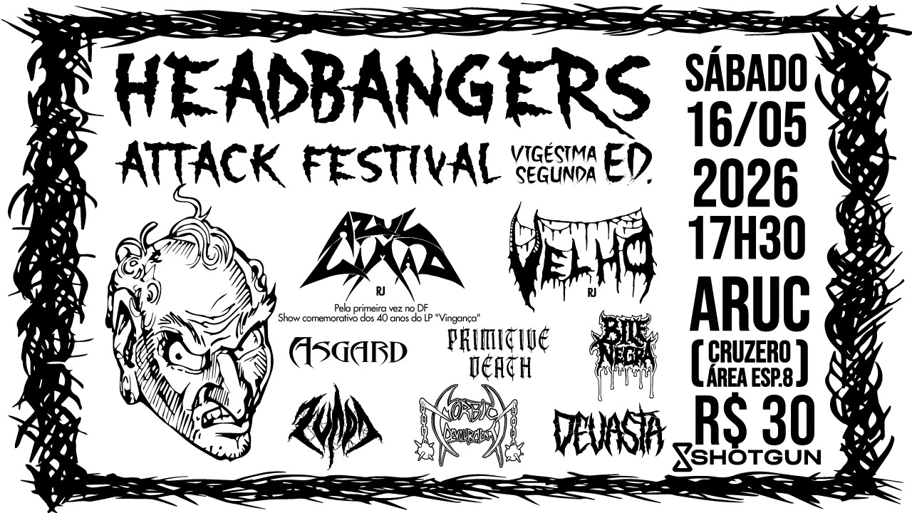 Headbangers Attack Festival 22° Ed. Cover