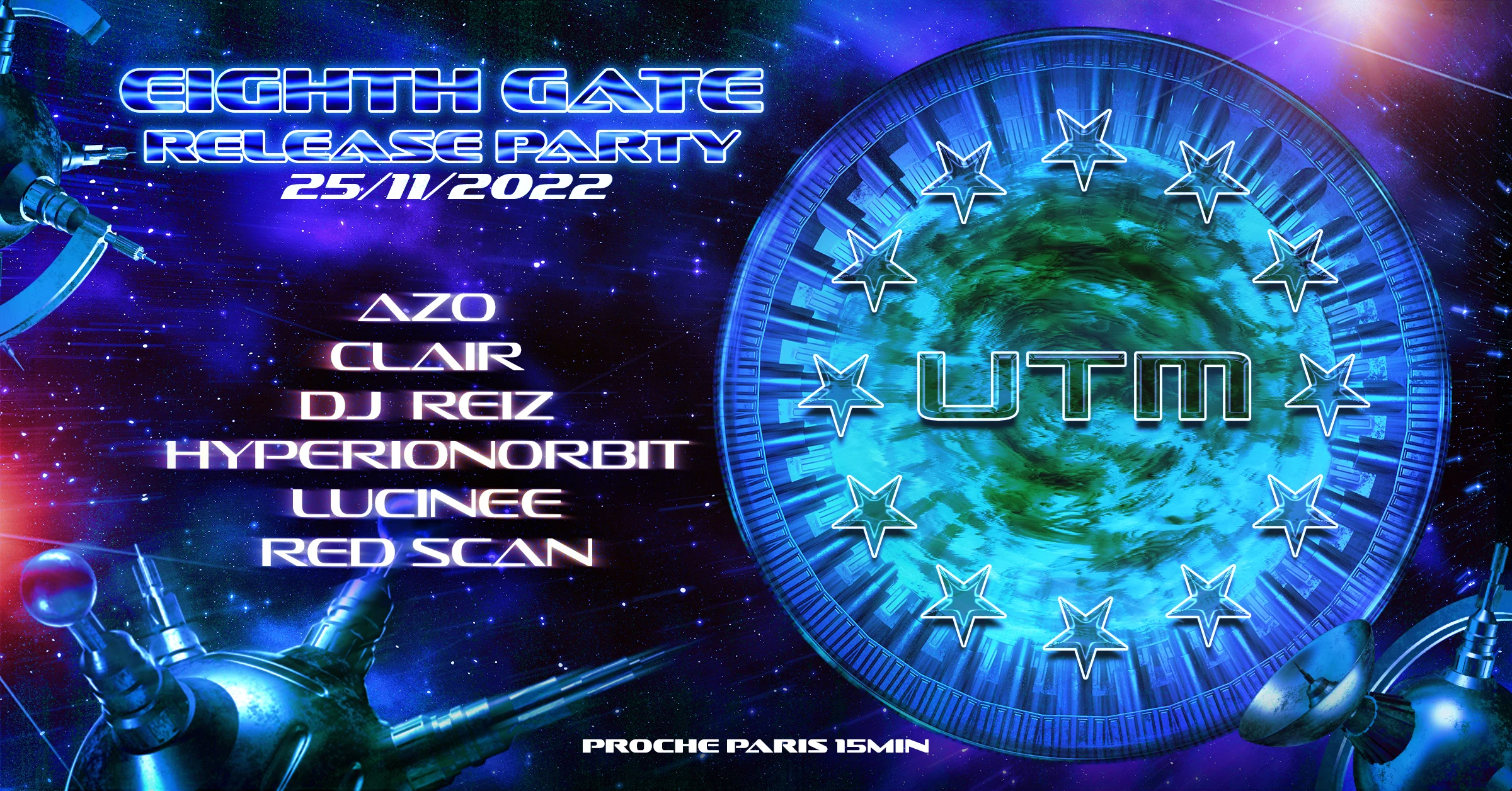 Union Trance Mission : Eighth Gate Release Party Cover