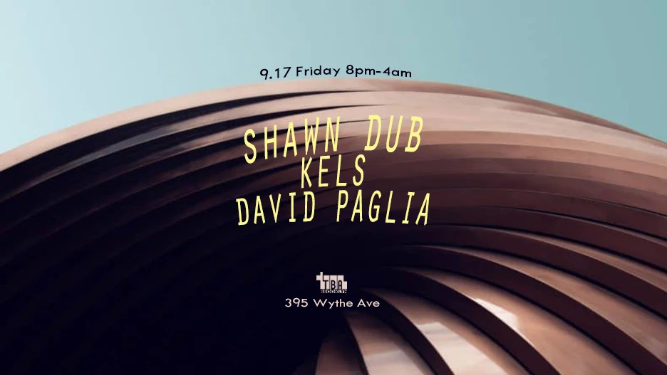 Friday: Shawn Dub, Kels, David Paglia Cover