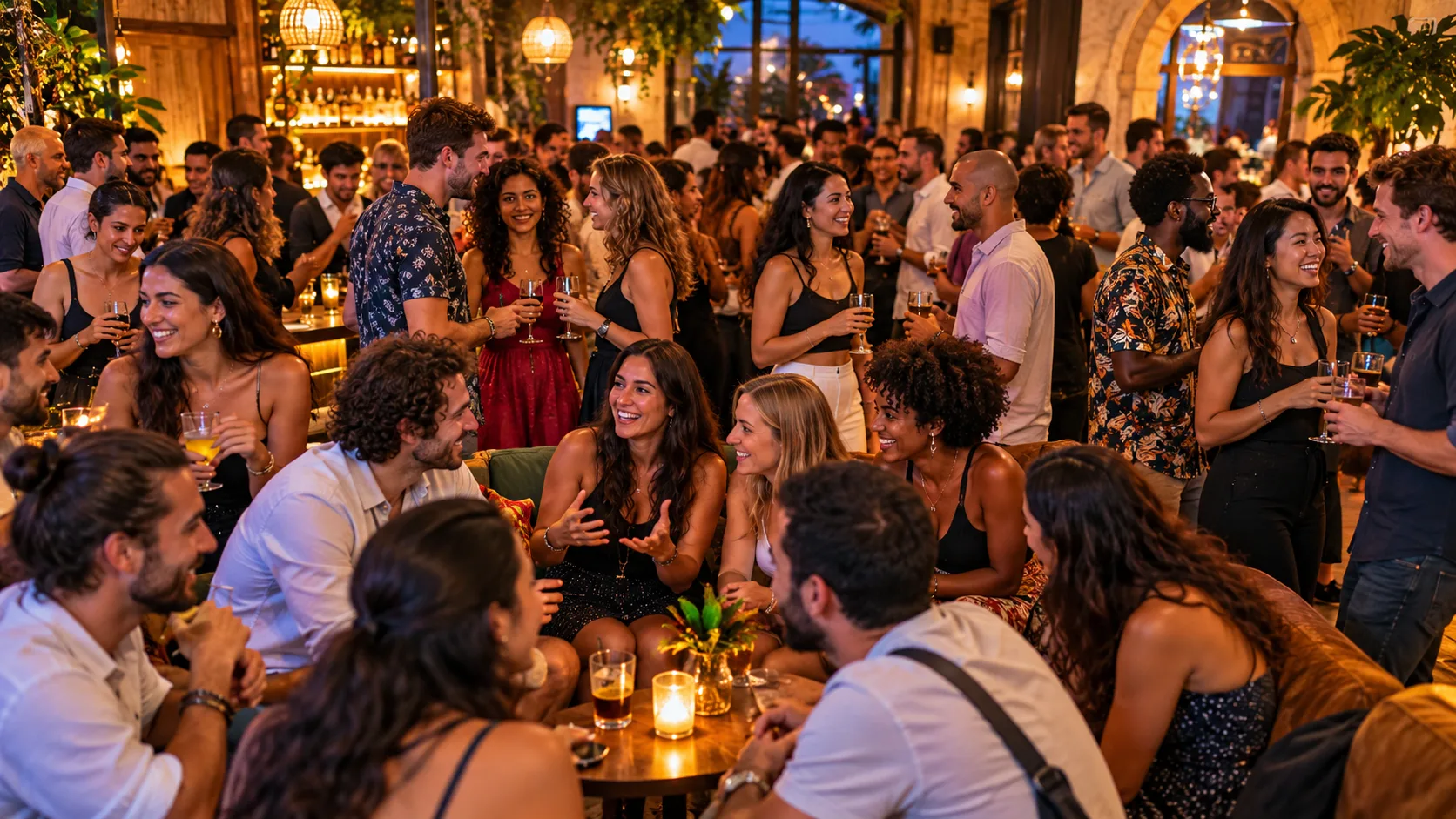 Costume Party - International Socialising Event - Rooftop Dj Cover