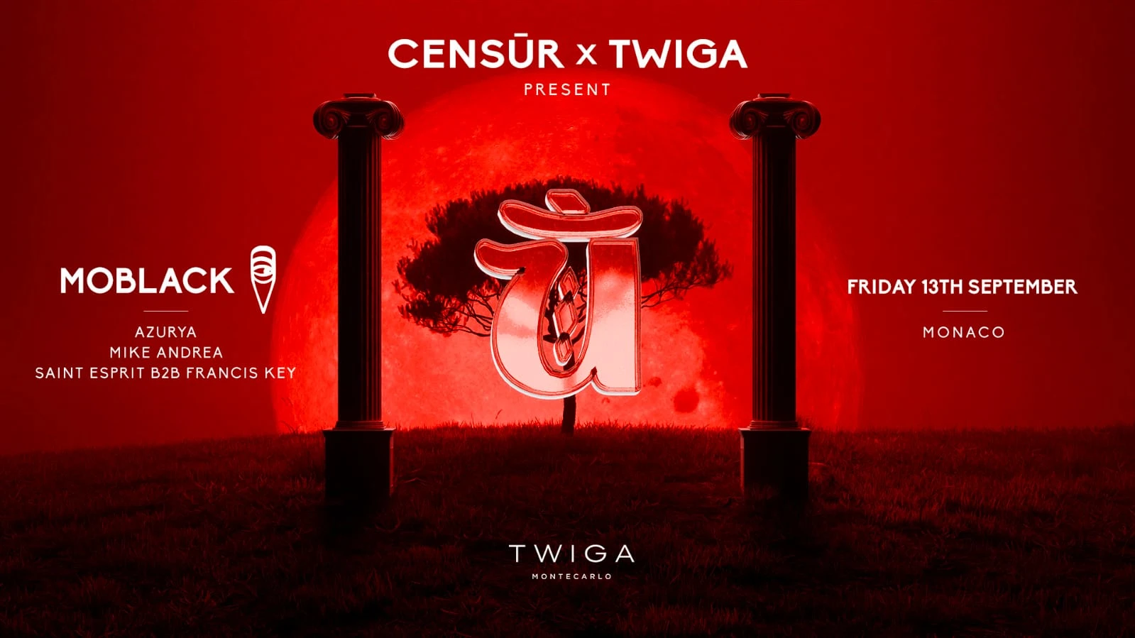 Censur X Twiga : Moblack Cover