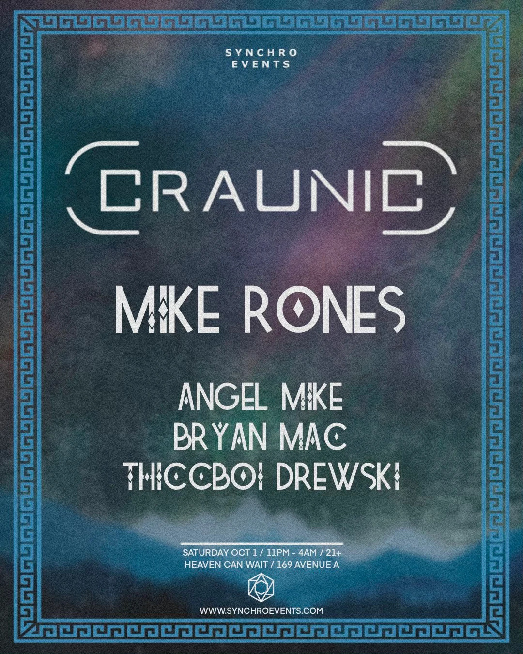 Synchro Events Presents Craunic Cover