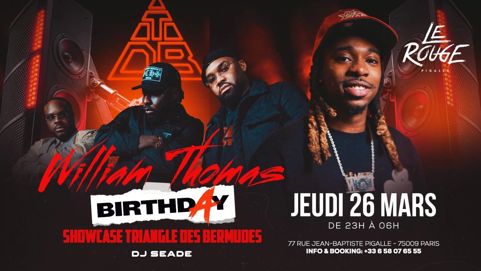 Triangle Des Bermudes En Showcase — Le Rouge Cover