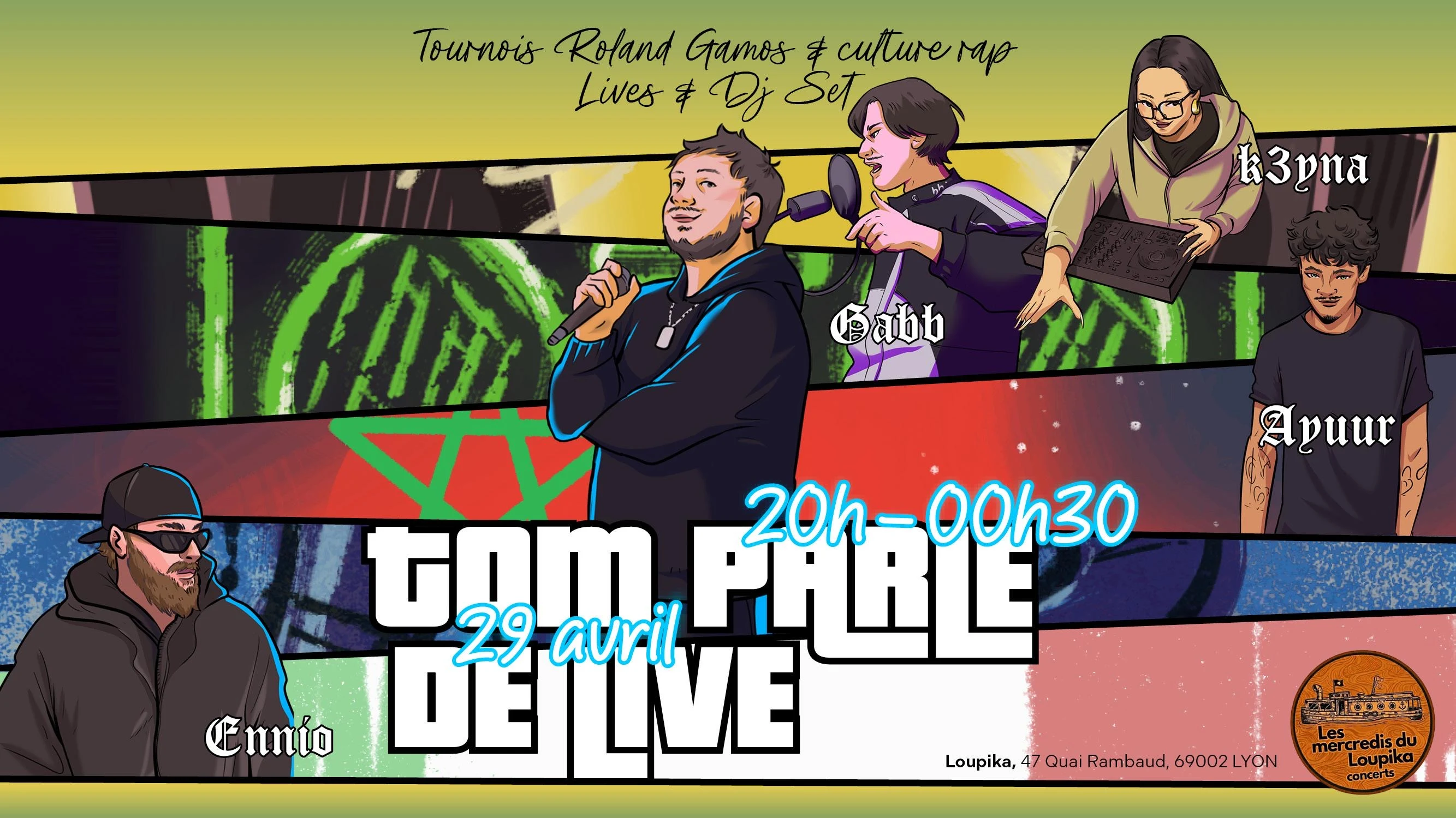 Tom Parle De Live (Gabb, Ayuur & Ennio - Dj Set By K3yna) Cover