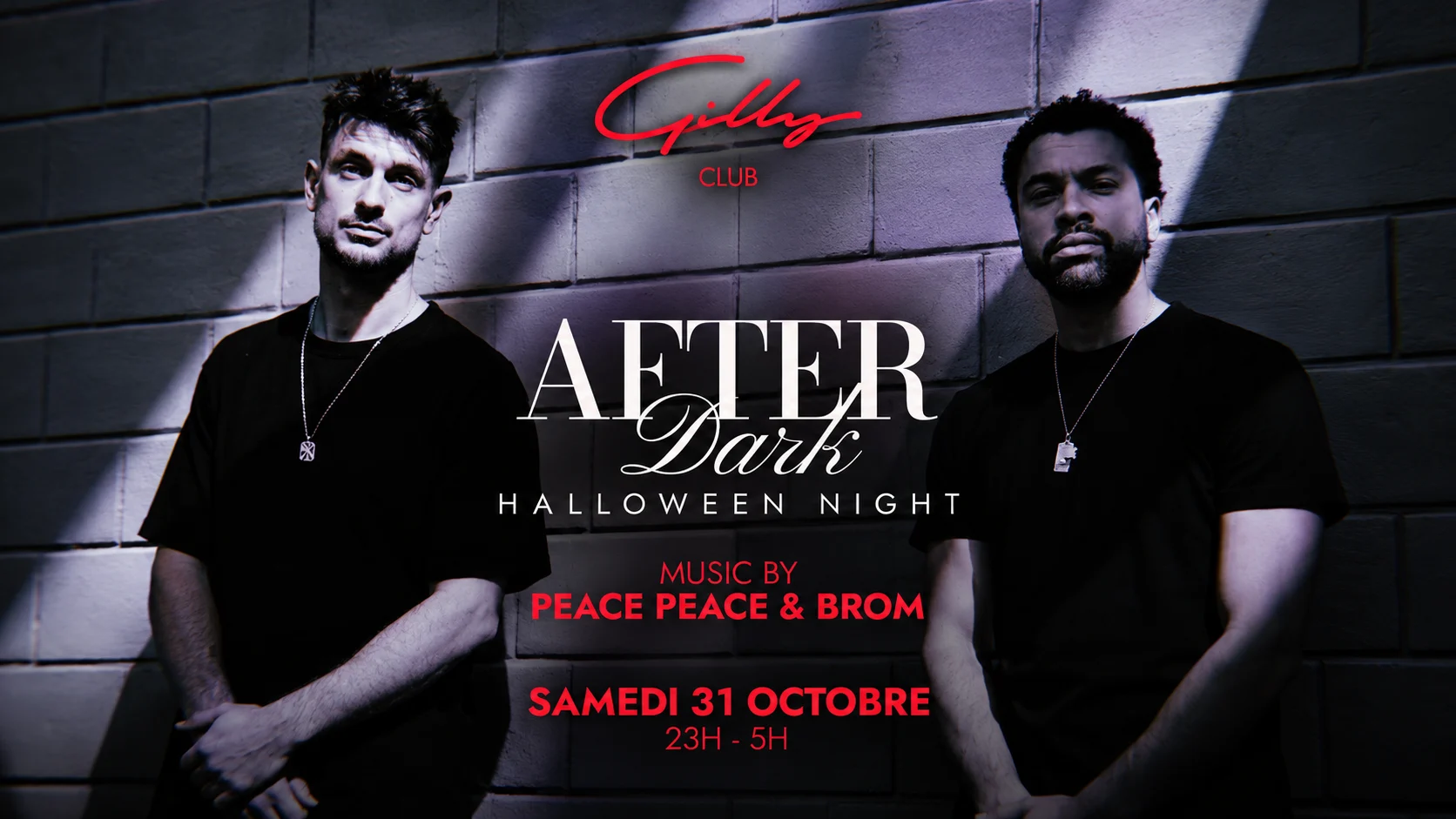 Gilly Club - After Dark Peace Peace Music & Brom 31/10 Cover