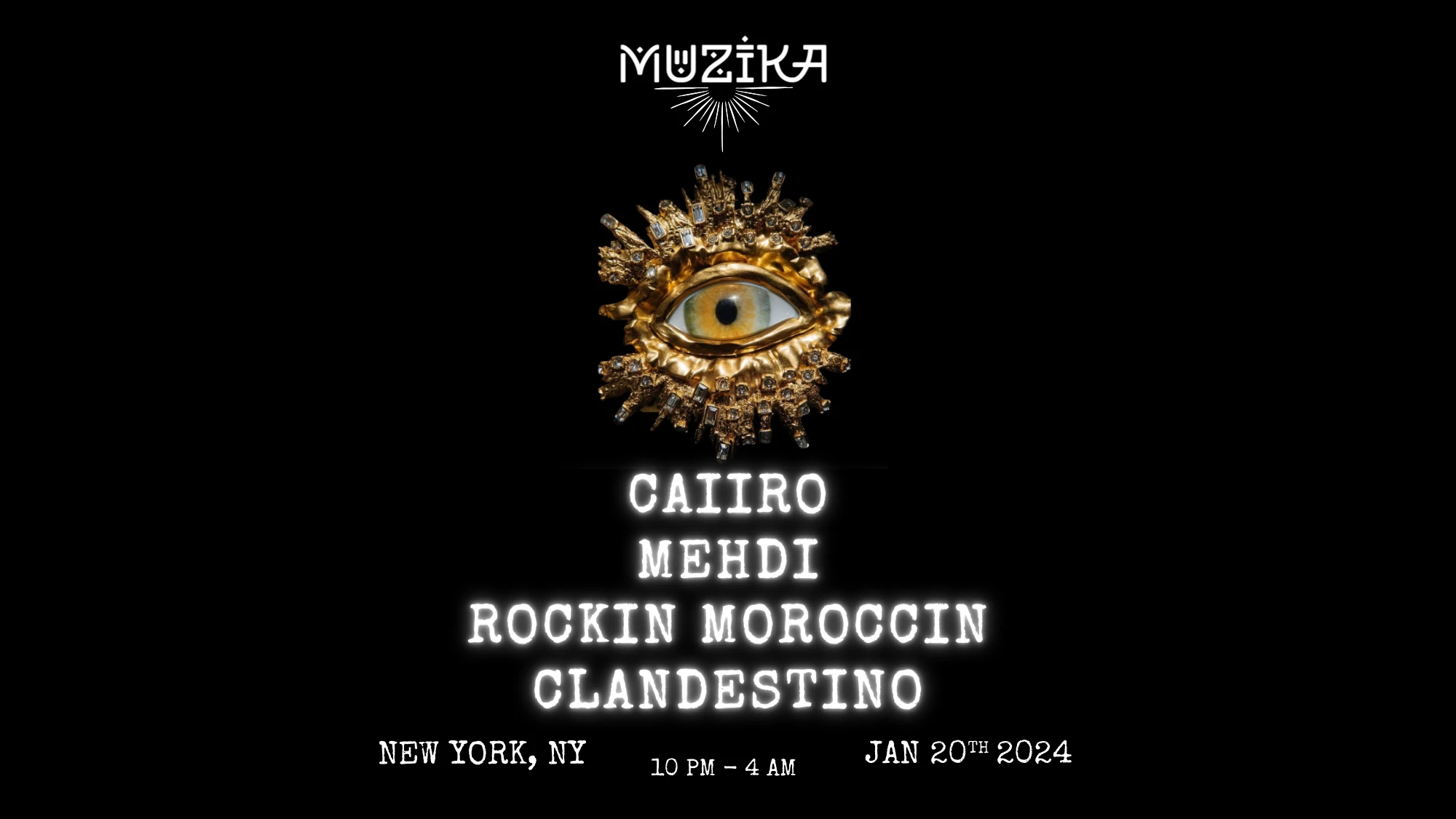 Muzika: Caiiro, Rockin Moroccin, Mehdi, & Clandestino Cover