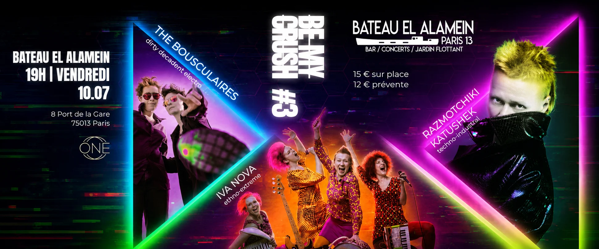 Ven 10/07 The Bousculaires Cover