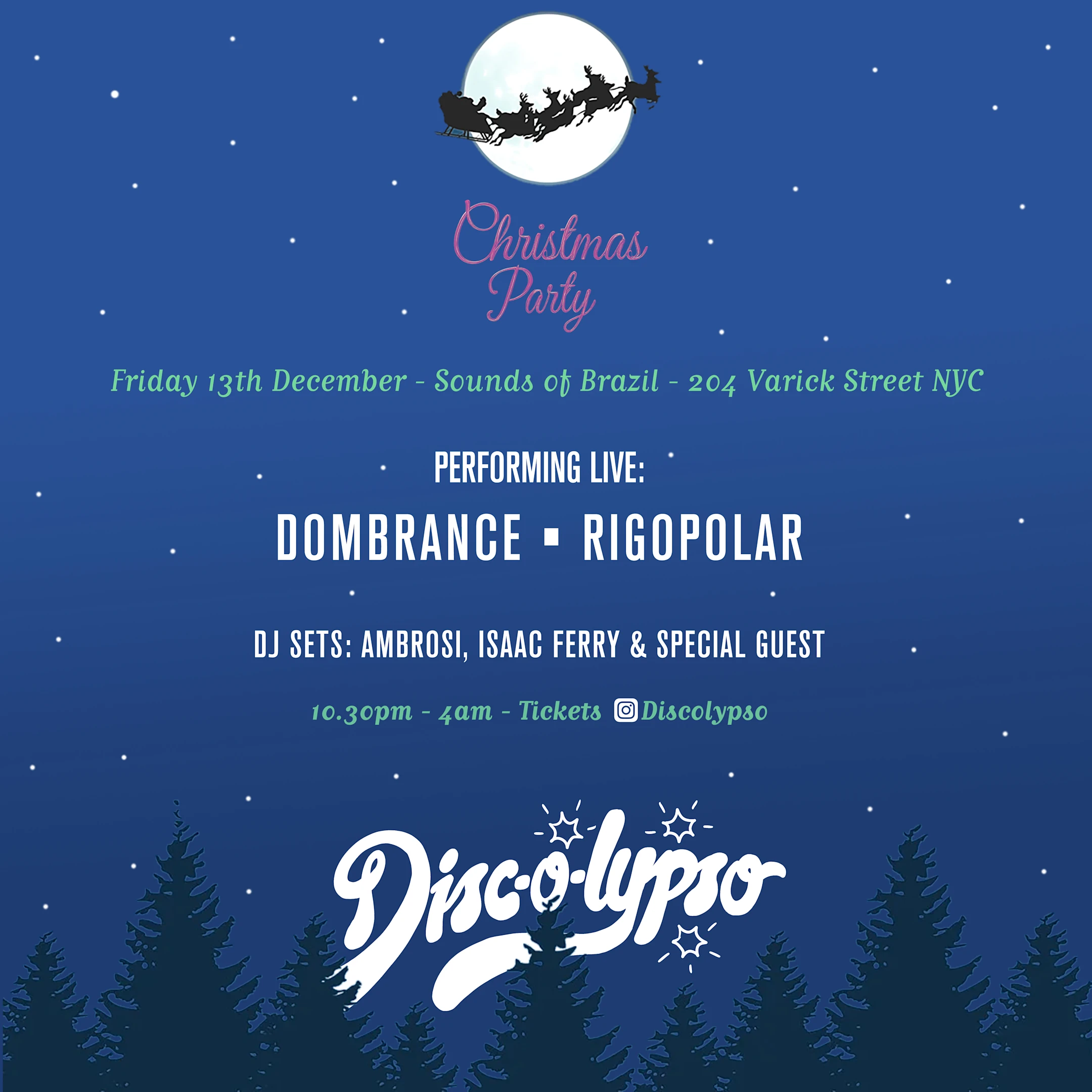 Nyc Holiday Special•Dombrance Live•Rigopolar Live•DL Crew! Cover