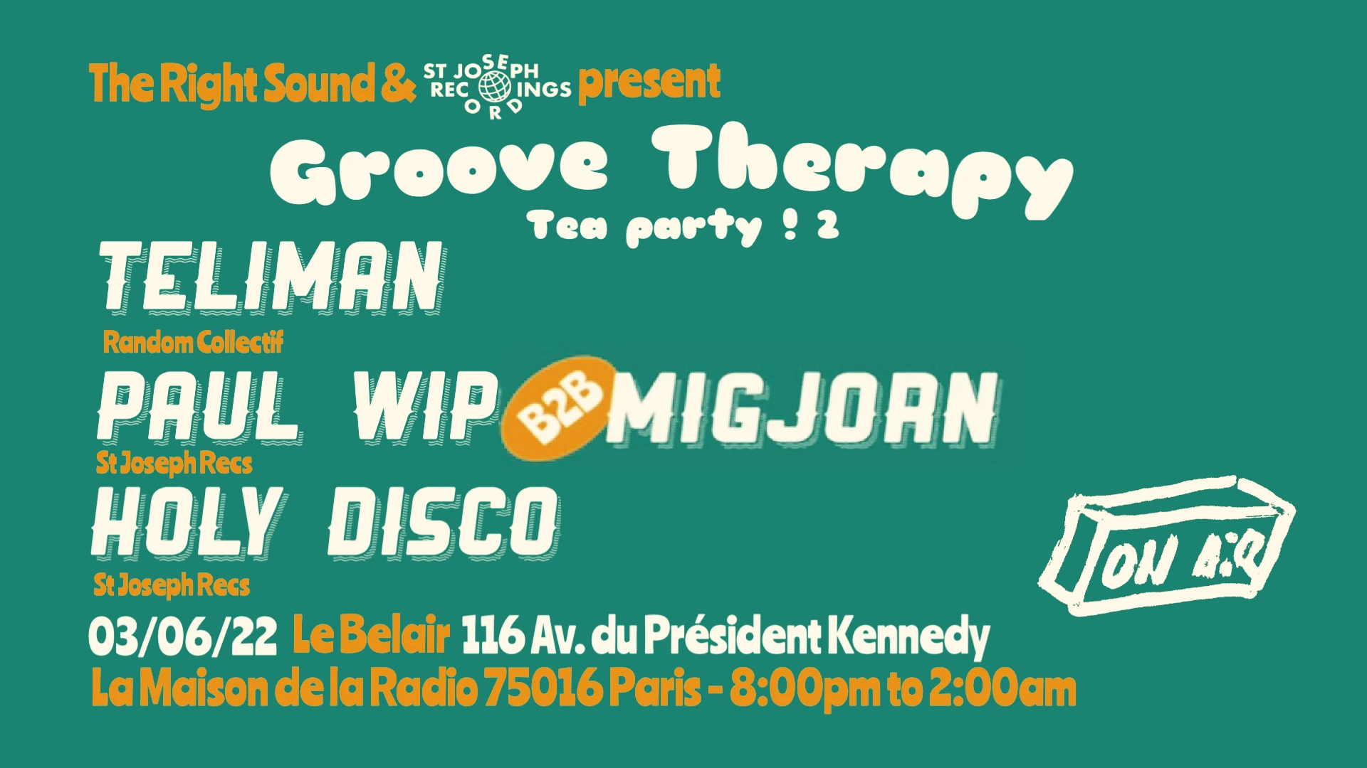 Groove Therapy Tea Party ! 2 Cover