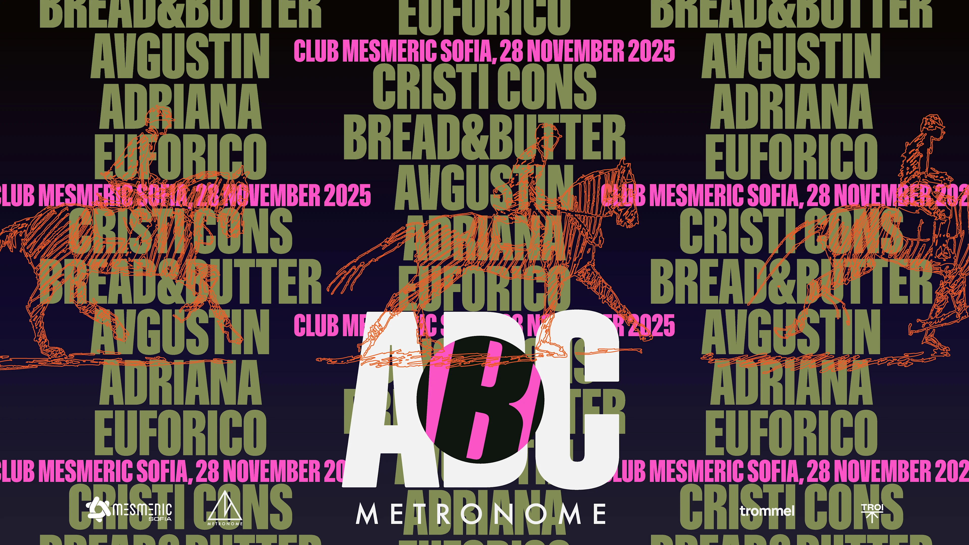 Abc + Metronome Pres. Cristi Cons + More @ Club Mesmeric Cover