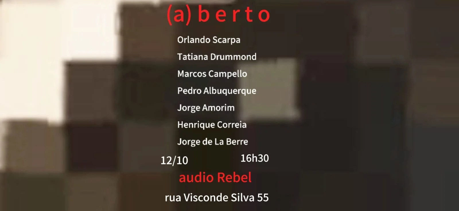 (A)Berto: Improvisação Livre Na Audio Rebel Cover