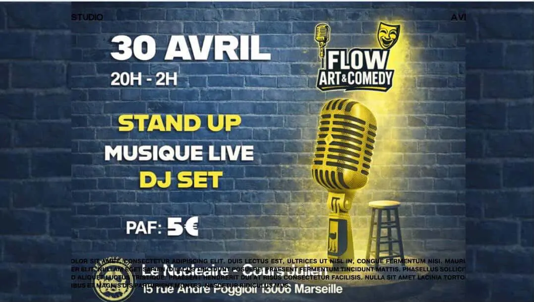 Flow Art & Comédy Club Cover