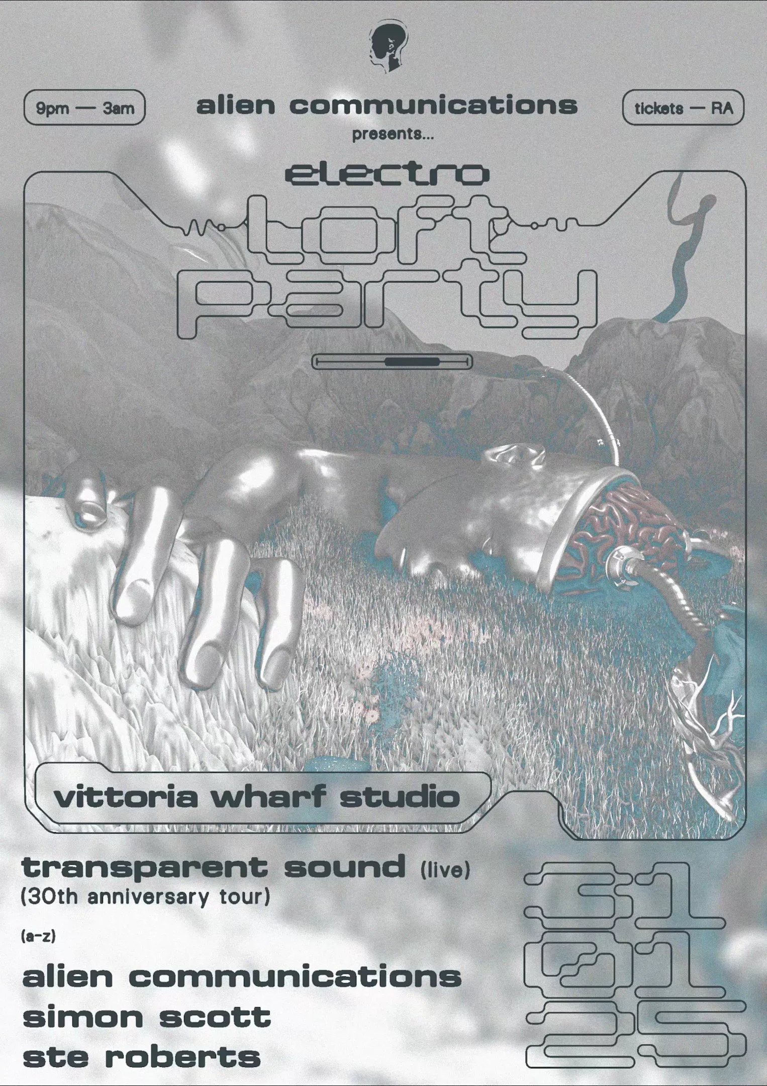 Ac Electro Loft Party: Transparent Sound Live Cover