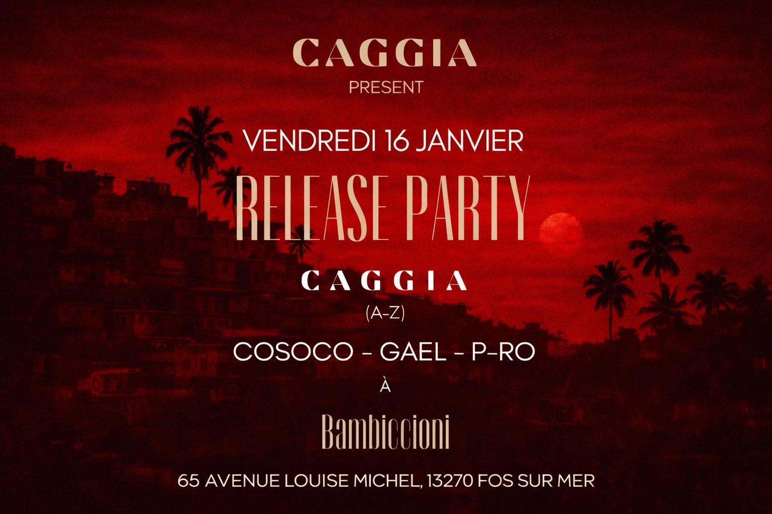 Caggia Present: Release Party Cover