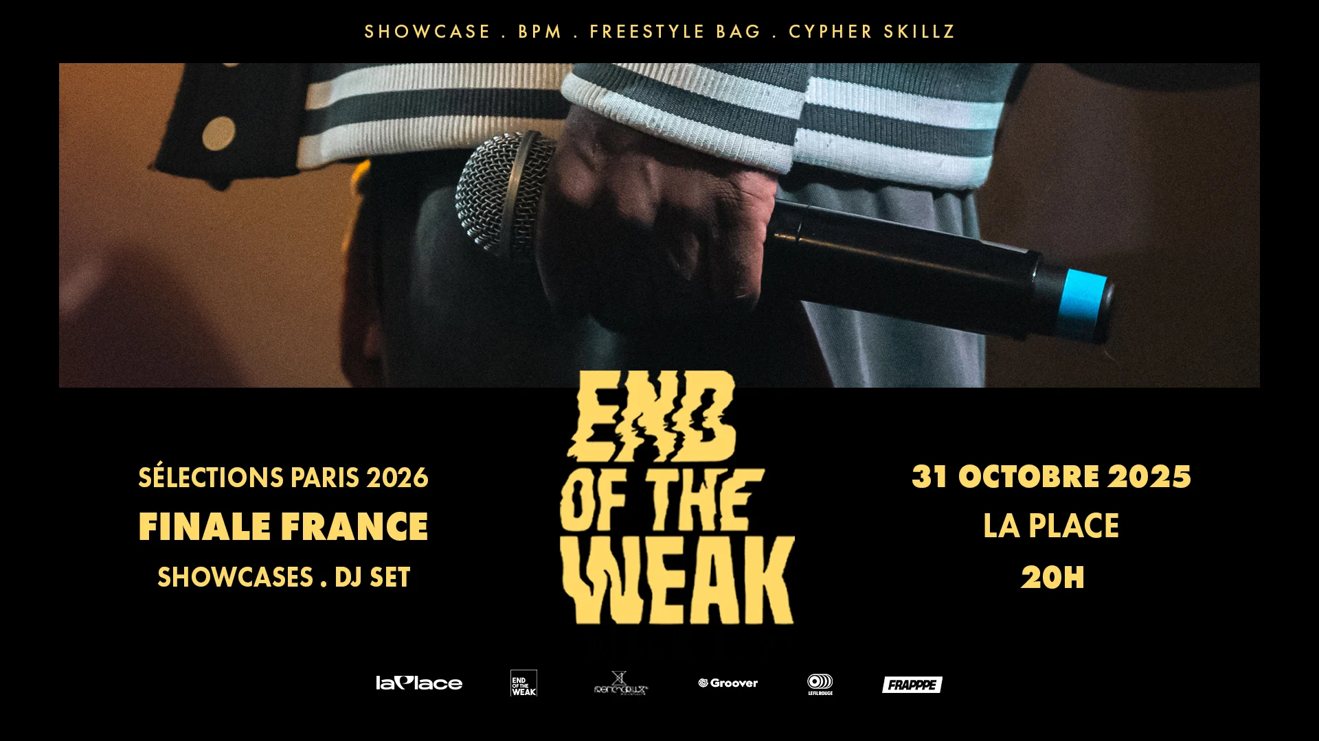 End Of The Weak Finale France + Sélections Paris Saison 2026 Cover