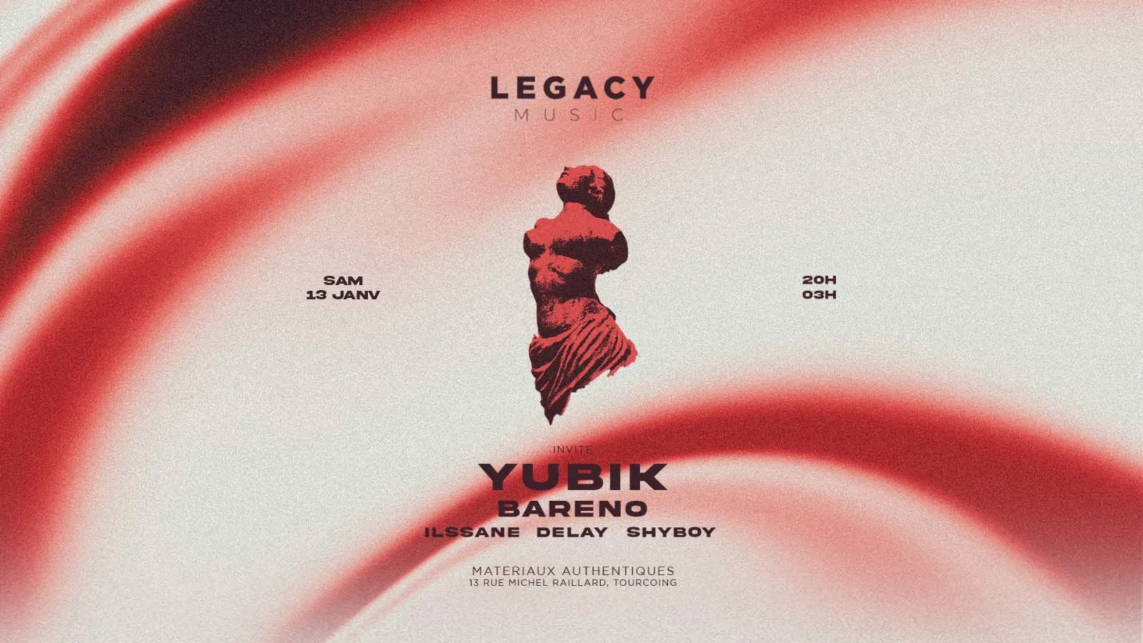 Legacy Music Invite Yubik Cover