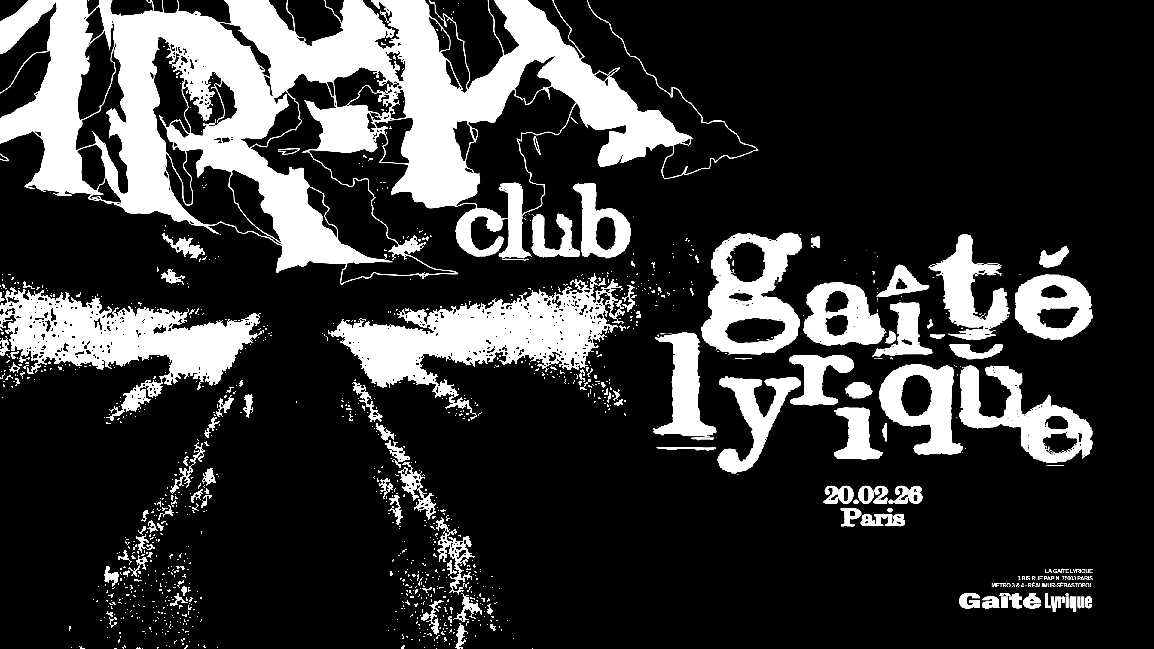Arch Club @ Gaîté Lyrique - Paris Cover